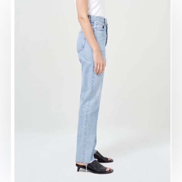 NWT Agolde Criss Cross Straight Jeans, Dimensions 32 $250 - Picture 4 of 4